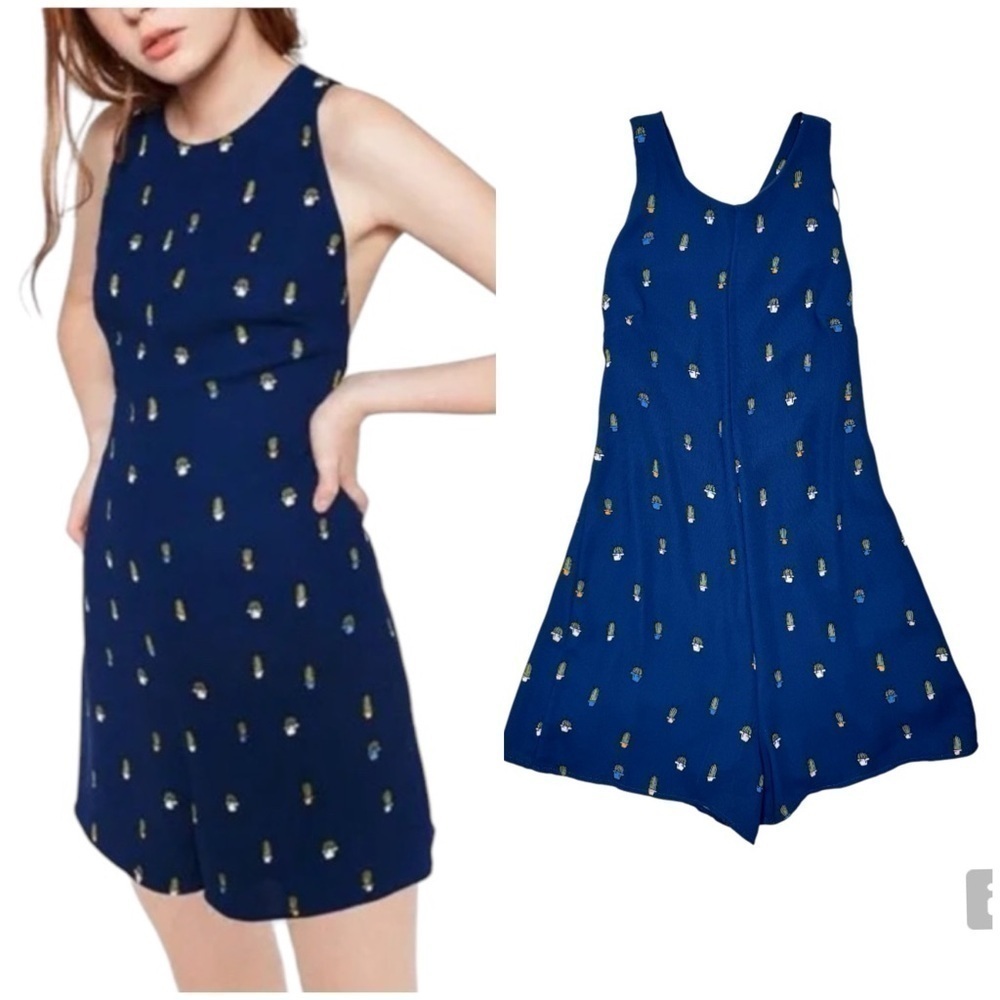 ZARA Cactus Print Romper size XS - Picture 9 of 9